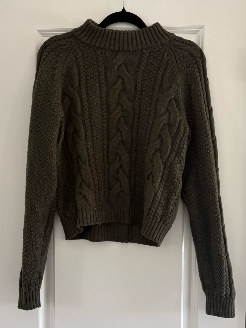 Aritzia Heritage Knit Merino Wool Mockneck Longsleeve